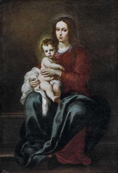 De Maagd met het Kind door Bartolomé Esteban Murillo